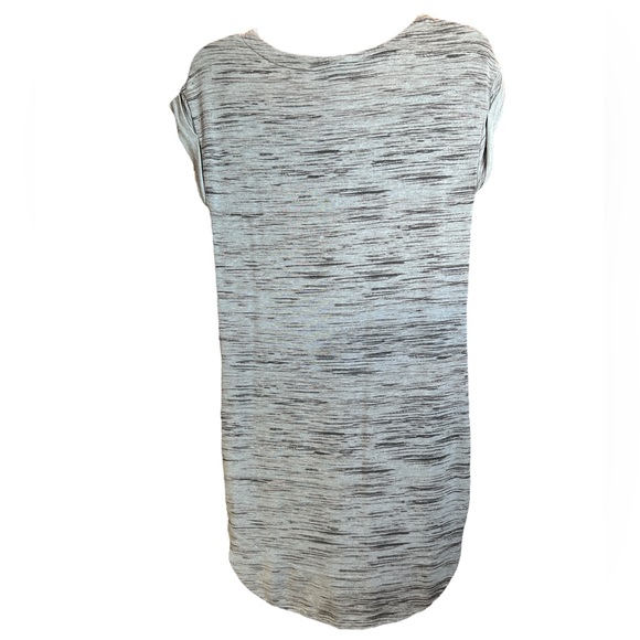 Athleta EUC v neck gray and black sleeveless sweatshirt dress. Size small - Picture 5 of 5